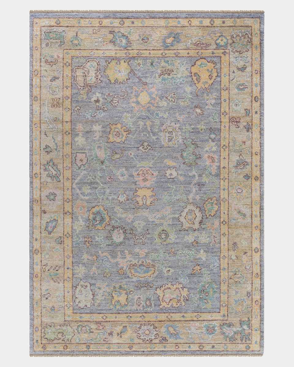 Chennal Hand-Knotted Rug, 6' x 9'